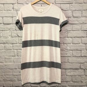 Lou and Grey French terry stripe tunic dress